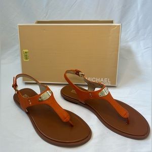 Michael Kors Plate Thong Sandals